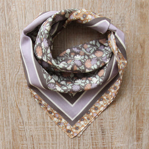 Bandana Cute Vintage Floral Lilac