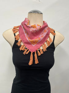 Tassel Bandana coral