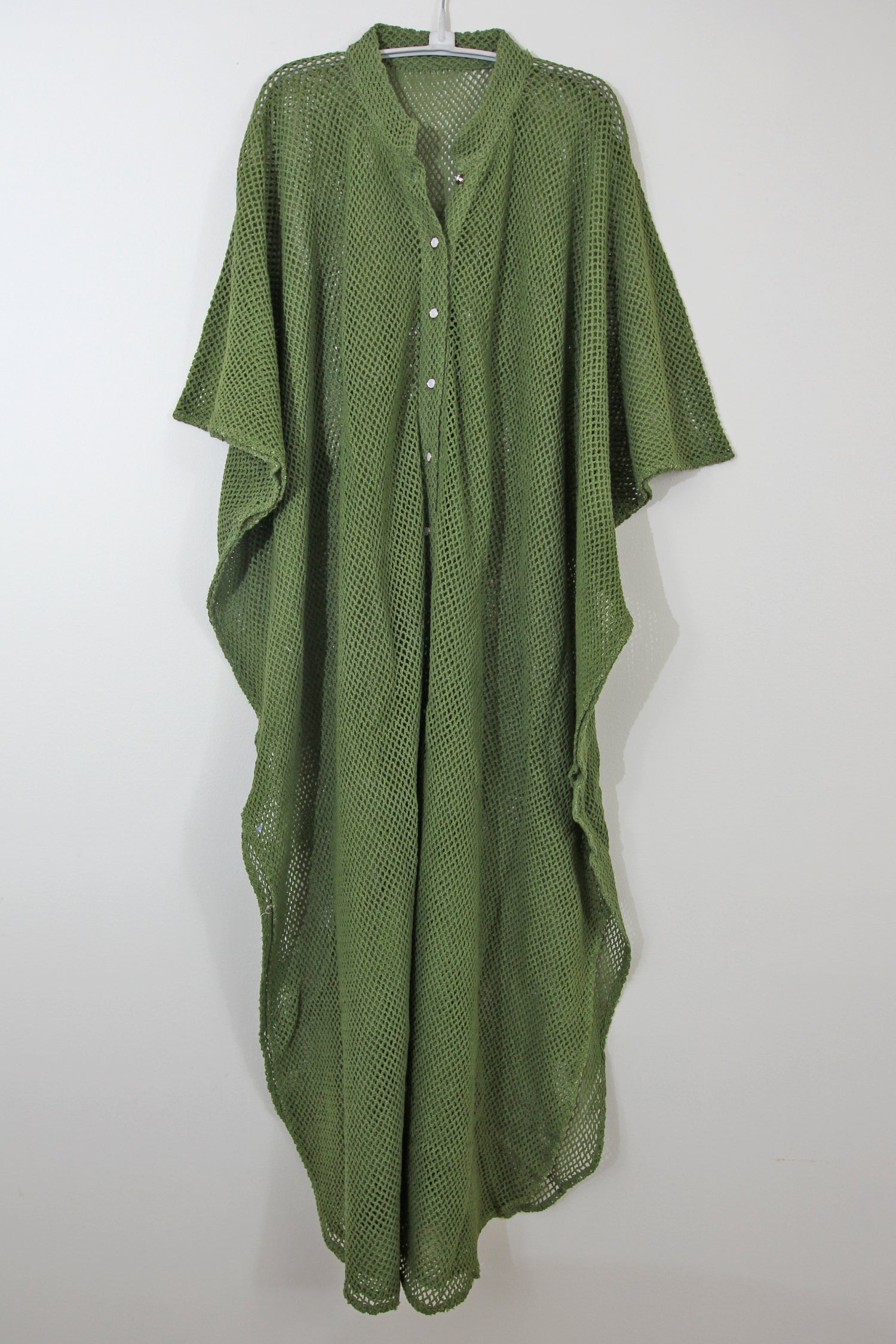 Kaftan Crochet Button Olive