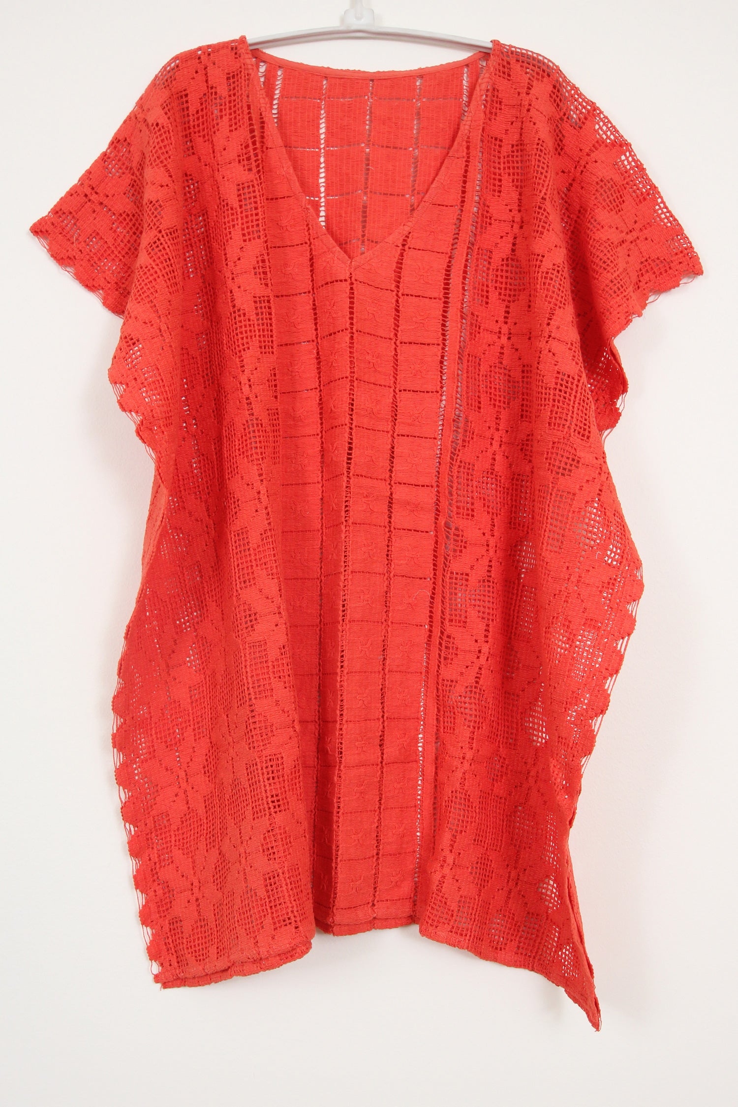 Kaftan Crochet Orange