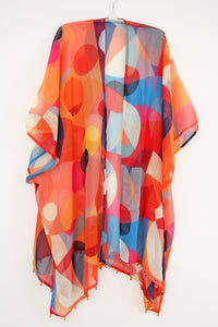 Kimono Beads Geo Orange