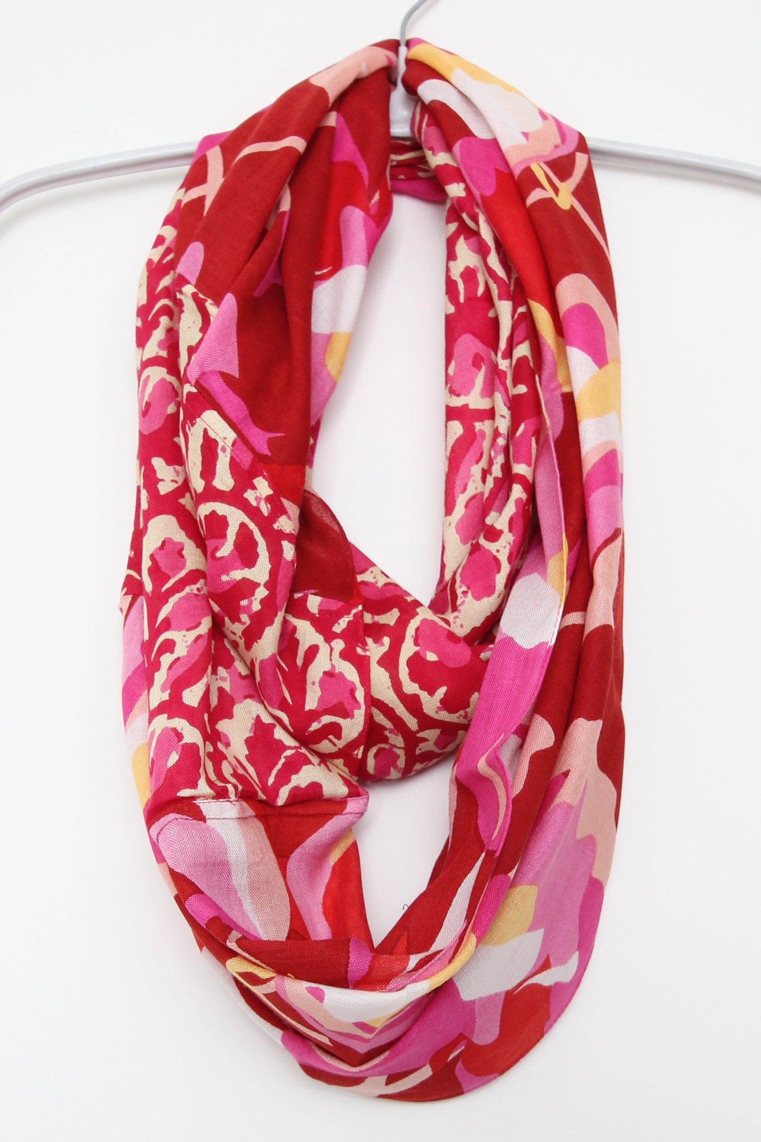 Loop Two Print Red Coral