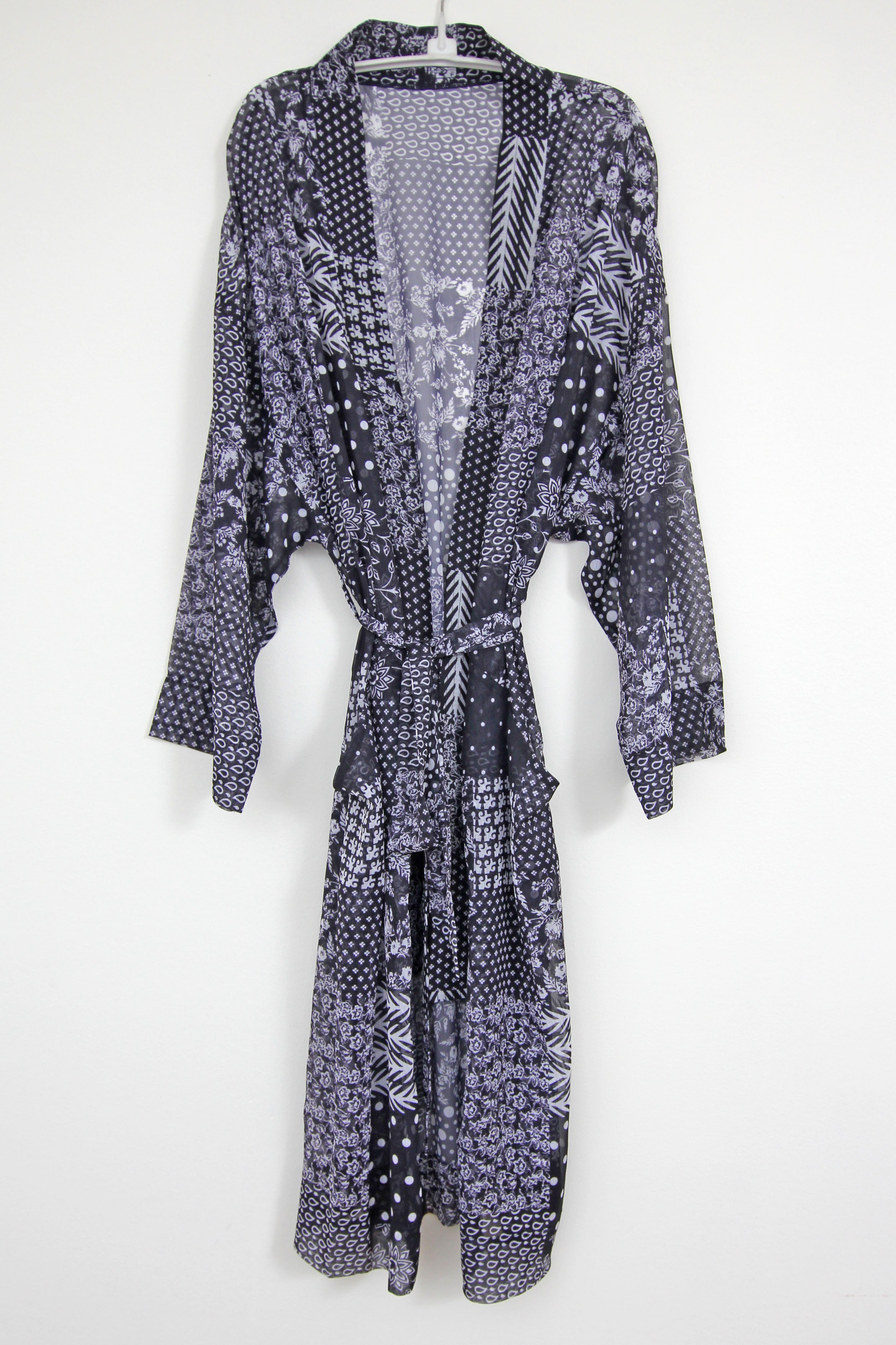 Robe Sheer Indigo