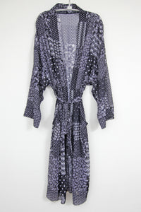 Robe Sheer Indigo