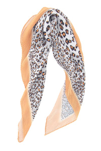 Scarf Pleated Leopard