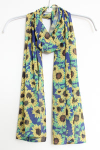 Scarf Sunflowers