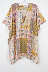 Tunic Laced Patchwork Yellow