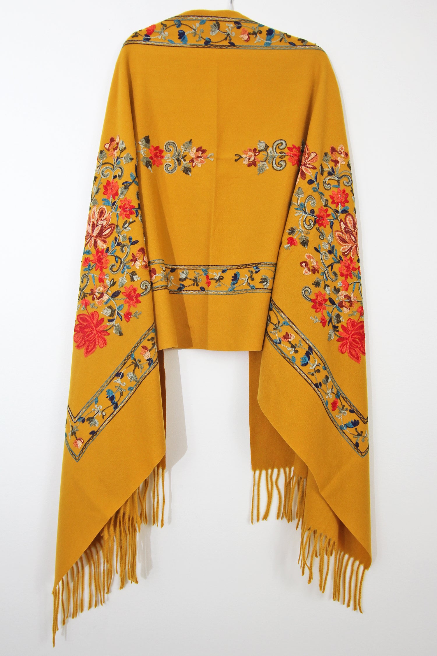 Wrap Cozy Embroidered Gold