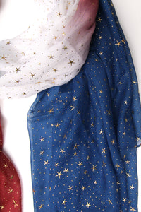 Wrap Patriotic Ombre Metallic Stars