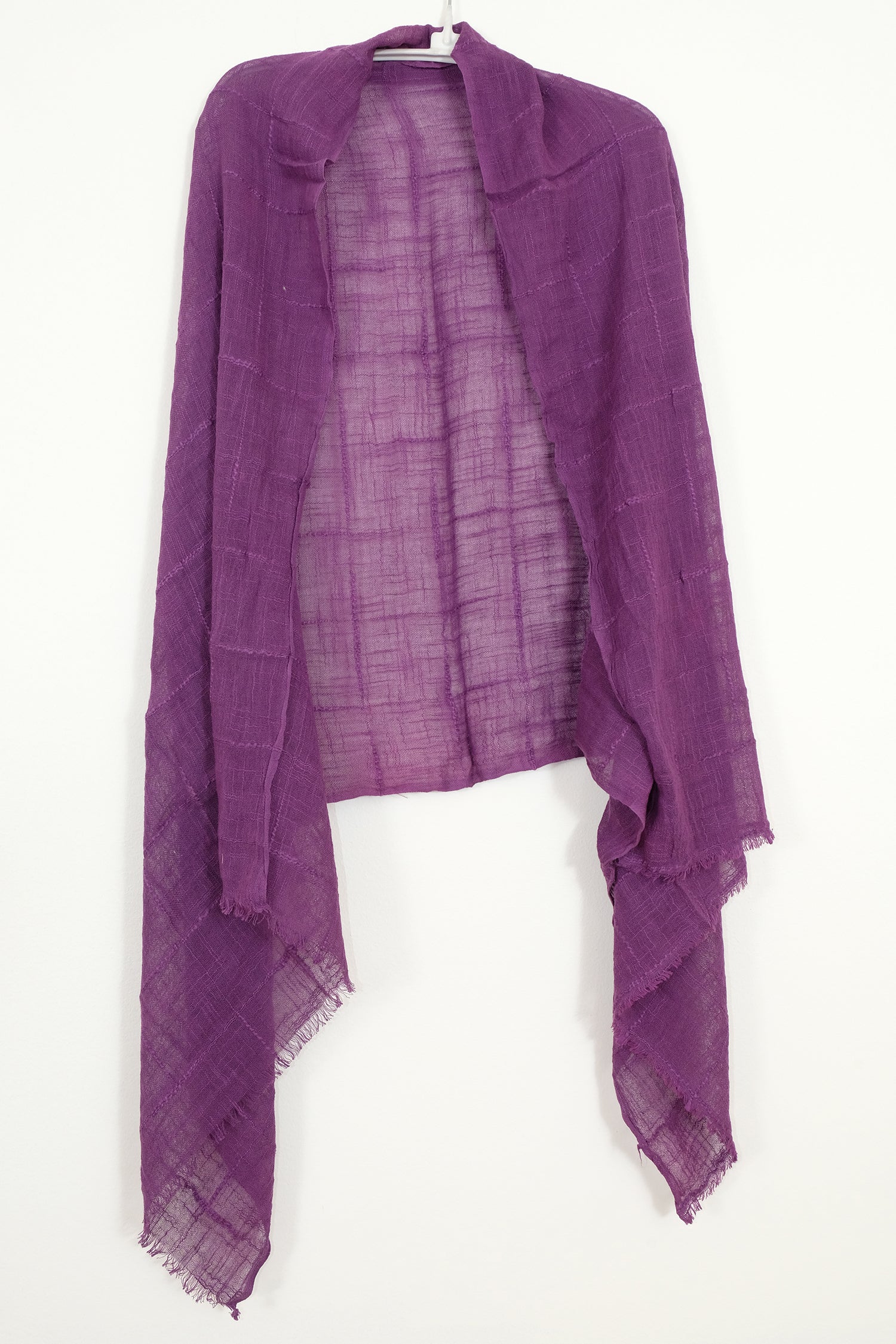 Wrap Solid Slub Purple