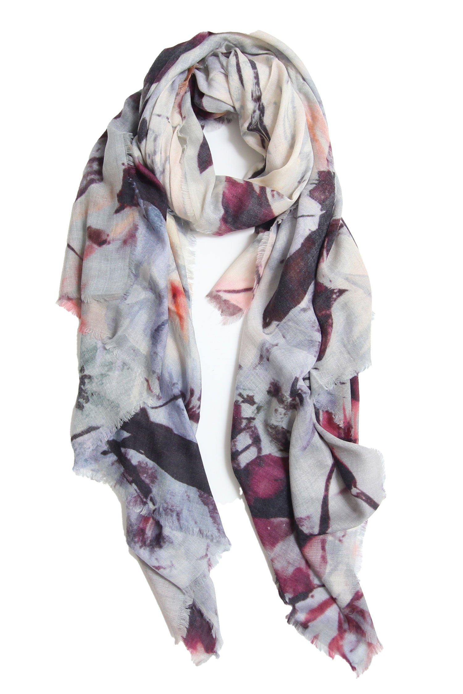 Wrap Wool Lyocell Lily-Plum